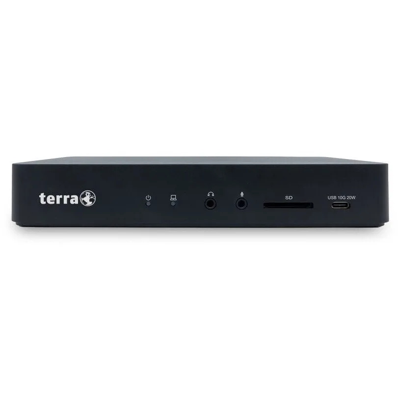 Terra Wortmann AG 810 USB-A / USB-C Docking Station με HDMI/DisplayPort 4K PD Ethernet Μαύρο - Image 1
