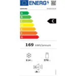 Samsung Ψυγειοκαταψύκτης 390lt Total NoFrost Υ203xΠ59.5xΒ65.8εκ. Γκρι RB38C676CS9/EF