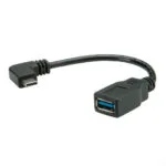Roline Adapter 11.02.9031 Usb C M To Usb A F 0.15 M Black