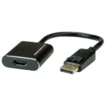 Roline Προσαρμογέας Μετατροπέας DisplayPort male σε DisplayPort / HDMI female 1τμχ