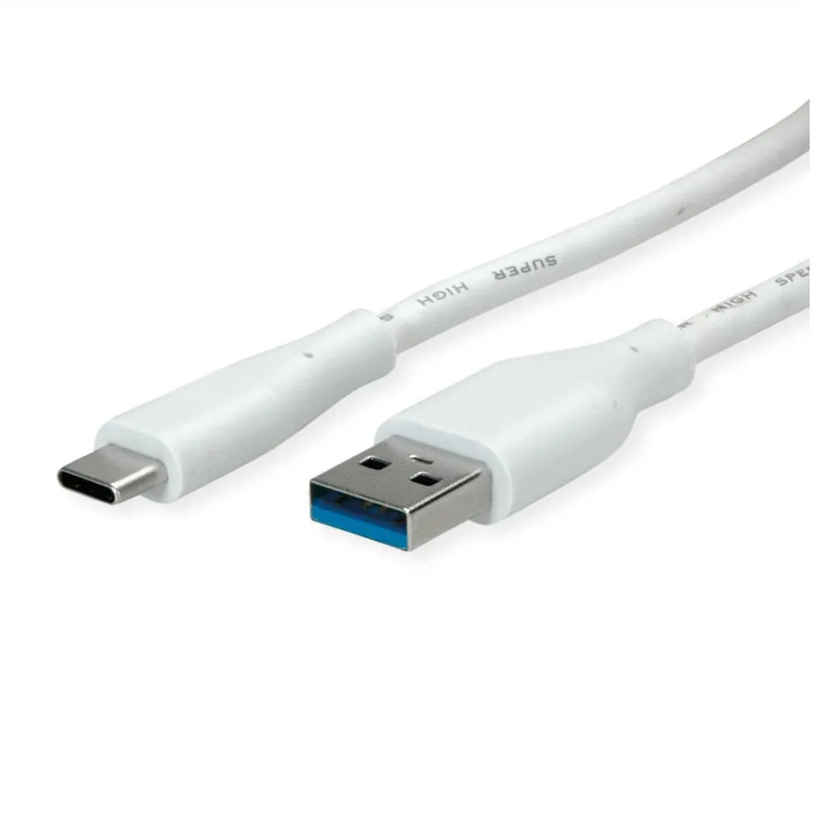 20260108102321_roline_cable_11_99_9036_usb_a_m_to_usb_c_m_3m_white.jpeg Roline Cable 11.99.9036 Usb A M To Usb C M 3m White - Image 1