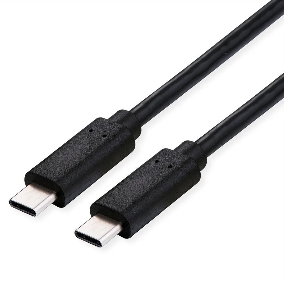Cable Value 11.99.9092 Usb C M To Usb C M 0.8m 100w Black - Image 1