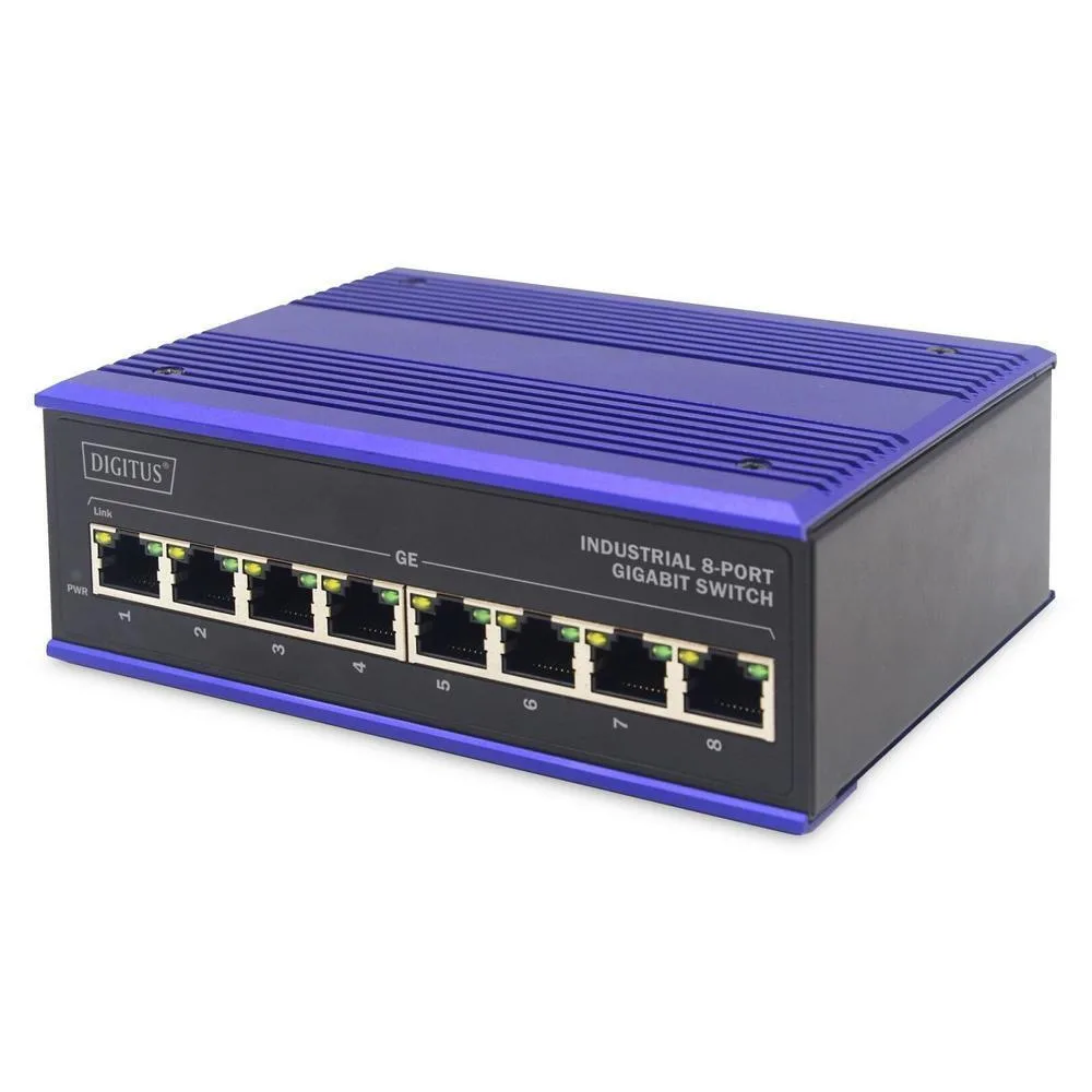 Digitus DN-651119 Unmanaged L2 Switch με 8 Θύρες Gigabit (1Gbps) Ethernet - Image 1