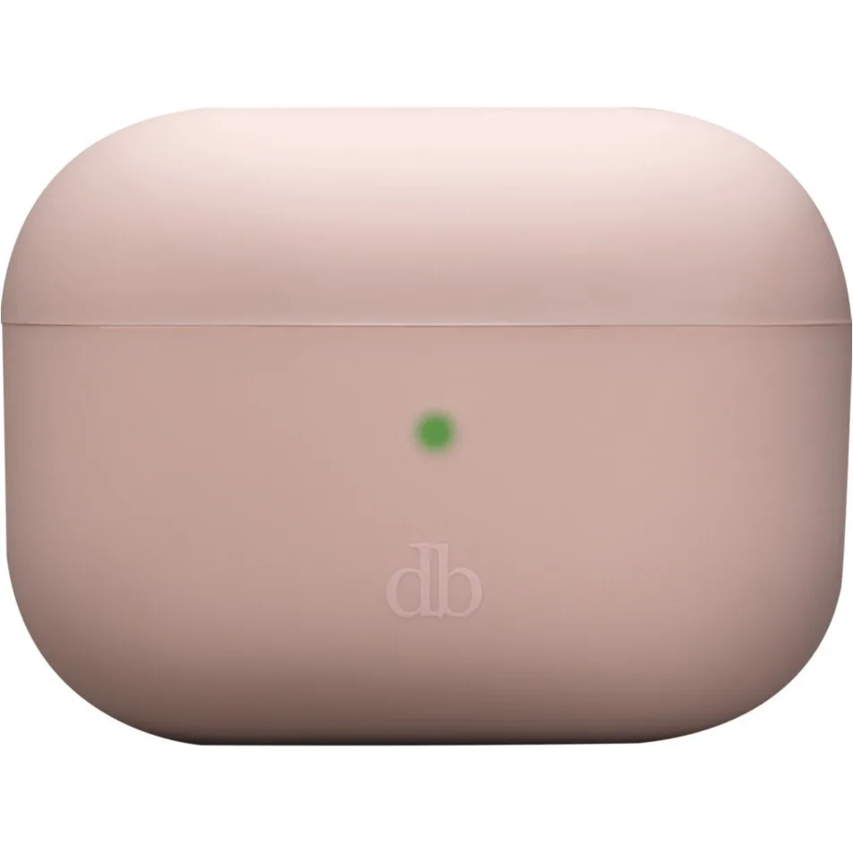 Dbramante1928 Costa Rica Case Wireless Earphones Silicone Recycled Plastic Pink Sand Color Apple Airpods Pro 2nd Generation - Image 1