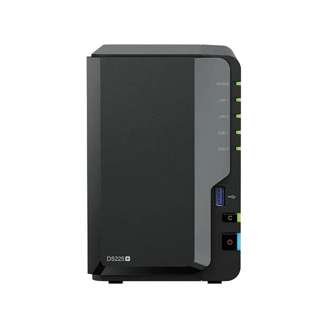 20260113120303_synology_diskstation_ds225_nas_tower_24tb_hdd_ssd_kai_2_thyres_ethernet.jpeg Synology DiskStation DS225+ NAS Tower 24TB HDD/SSD και 2 θύρες Ethernet - Image 1