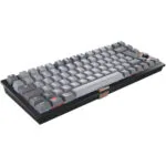 Cherry TAS KW 300 MX Ασύρματο Gaming Πληκτρολόγιο 75% με Cherry MX2A Brown διακόπτες και RGB φωτισμό (Αγγλικό US) Γκρι