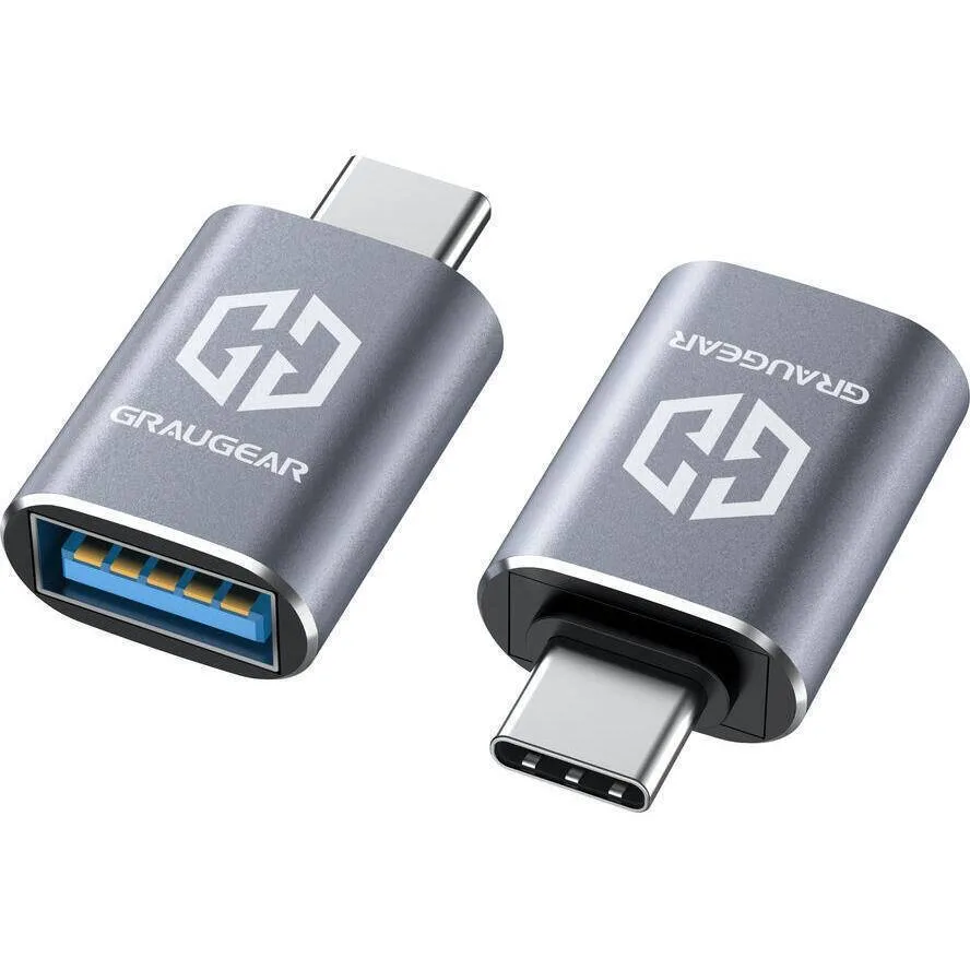 20260115170218_graugear_usb_3_2_gen2_type_a_to_type_c_adapter_2_pcs.jpeg Graugear Usb 3.2 Gen2 Type-a To Type-c Adapter 2 Pcs - Image 1