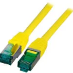 EFB S/FTP Cat.6a (Gigabit) Καλώδιο Δικτύου Ethernet 25m Κίτρινο MK6001.25Y