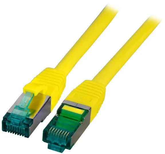 EFB S/FTP Cat.6a (Gigabit) Καλώδιο Δικτύου Ethernet 25m Κίτρινο MK6001.25Y - Image 1
