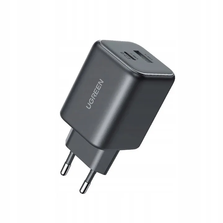 20260116112344_ugreen_fortistis_choris_kalodio_gan_me_thyra_usb_a_kai_thyra_usb_c_45w_mayros_x525.jpeg Ugreen Φορτιστής Χωρίς Καλώδιο GaN με Θύρα USB-A και Θύρα USB-C 45W Μαύρος (X525) - Image 1