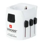 Skross Travel Adapter Pro Light 7a Universal Sockets White