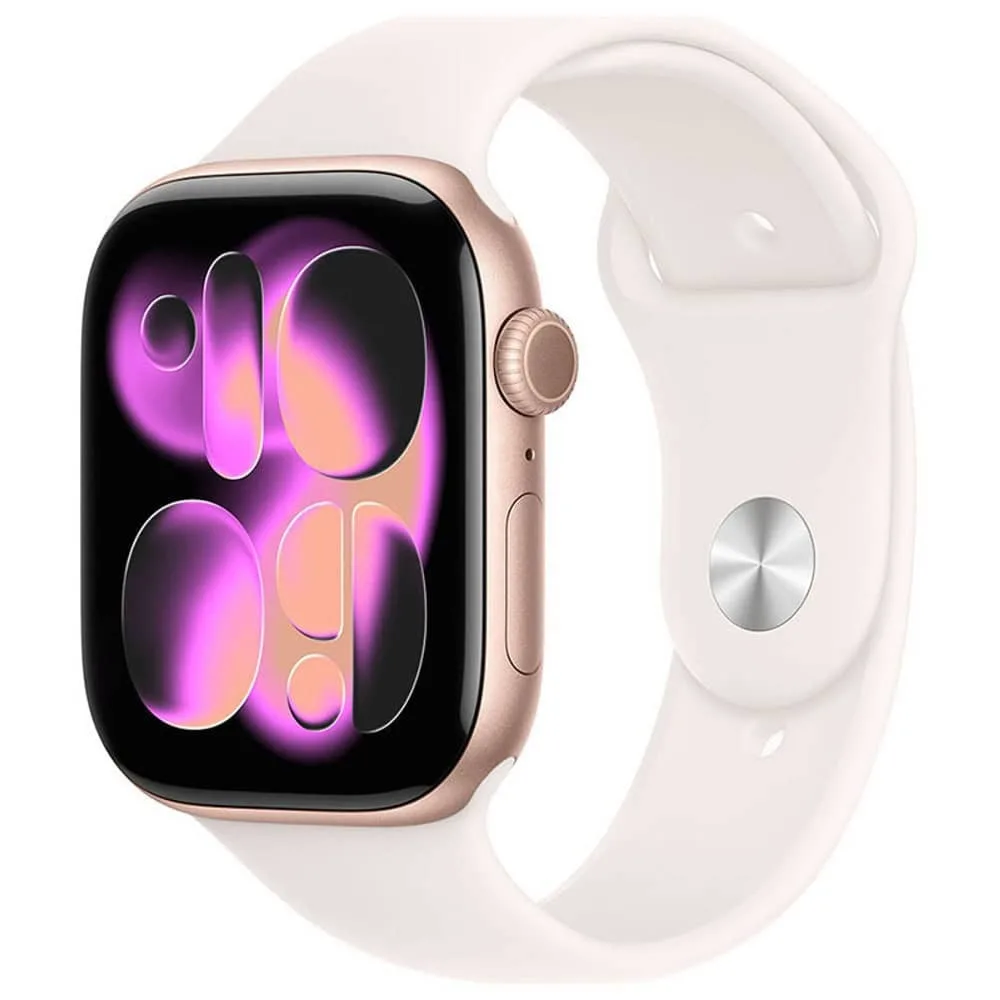 Apple Watch Series 11 Cellular Aluminium 42mm Αδιάβροχο με eSIM και Παλμογράφο (Rose Gold Aluminium Case with Light Blush Sport Band - M/L) - Image 1