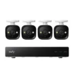 Eufy Σύστημα Παρακολούθησης NVR PoE E40 4 Ασύρματων Καμερών IP 8MP με Καταγραφικό