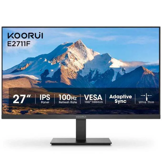 Koorui E2711F IPS Gaming Monitor 27" FHD 1920x1080 - Image 1