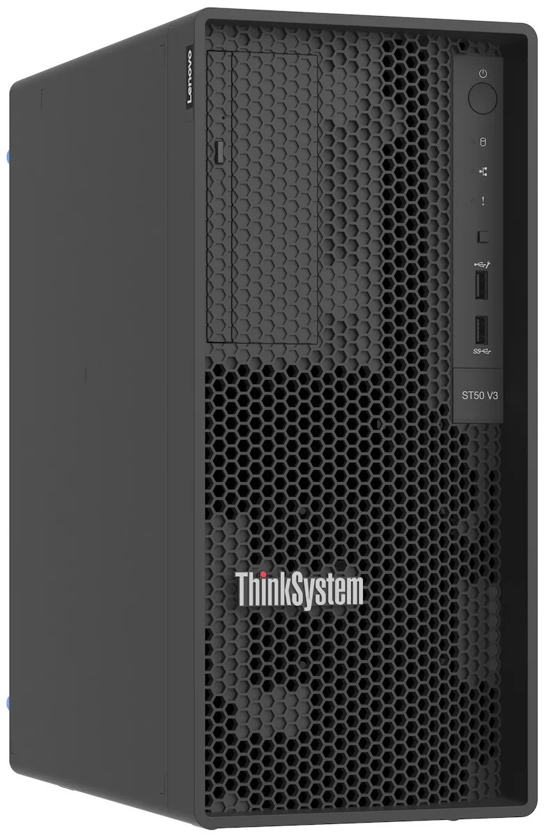 Lenovo ThinkSystem ST50 V3 (Xeon 6315P/16GB DDR5/480GB SSD + 480GB SSD/PSU 500W/No OS) - Image 1