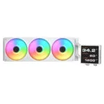 Cougar Poseidon Vistek PRO Υδρόψυξη AIO CPU με 3 Ανεμιστήρες 120mm και ARGB Φωτισμό Λευκή