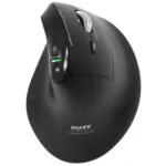 Port Designs Ασύρματο Εργονομικό Bluetooth Ποντίκι Μαύρο