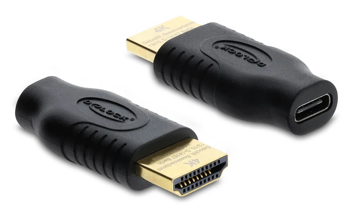 DeLock Μετατροπέας HDMI male σε USB-C female 1τμχ 61075 - Image 1