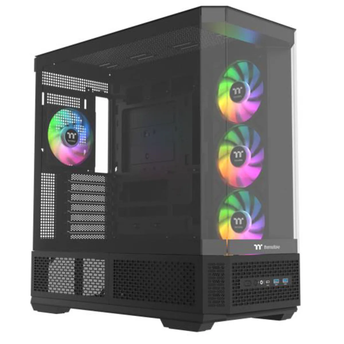 20260204134240_thermaltake_view_370_tg_argb_gaming_midi_tower_kouti_ypologisti_me_plaino_parathyro_mayro.jpeg Thermaltake View 370 TG ARGB Gaming Midi Tower Κουτί Υπολογιστή με Πλαϊνό Παράθυρο Μαύρο - Image 1