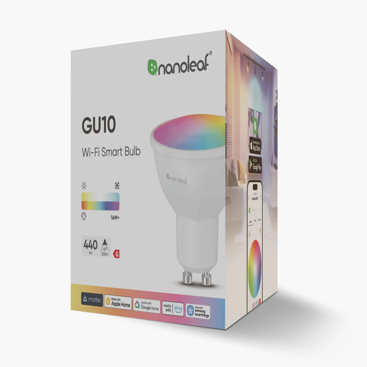 20260206125130_nanoleaf_smart_lampa_led_gia_ntoui_gu10.jpeg Nanoleaf Smart Λάμπα LED για Ντουί GU10 - Image 1