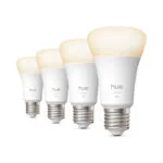 Philips 'hue White A60' Smart Bulb E27 810 Lumen Warm White 2700k 4-pack