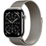 Apple Watch Series 11 Cellular Titanium 42mm Αδιάβροχο με eSIM και Παλμογράφο (Natural Titanium Case with Natural Milanese Loop)