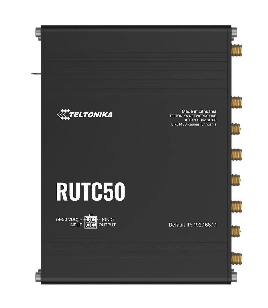 20260209093645_teltonika_rutc50_v1_asyrmato_4g_router_wi_fi_5_me_4_thyres_gigabit.jpeg Teltonika RUTC50 v1 Ασύρματο 5G Router Wi‑Fi 5 με 4 Θύρες Gigabit - Image 1
