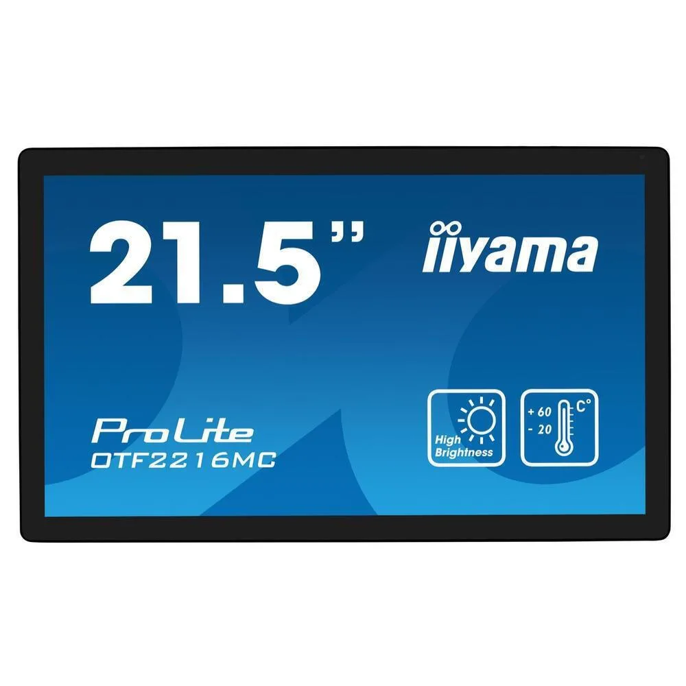 Iiyama OTF2216MC-B1 VA Touch Φορητό Monitor 21.5" FHD 1920x1080 με Χρόνο Απόκρισης 25ms GTG - Image 1