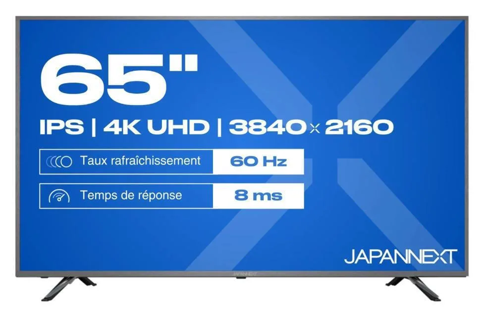 20260210110938_japannext_public_display_led_65.jpeg Japannext JN-IPS650UHD60F Public Display LED IPS 4K UHD 65" - Image 1