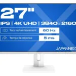 Japannext IPS Monitor 27" 4K 3840x2160 με Χρόνο Απόκρισης 8ms GTG Λευκό