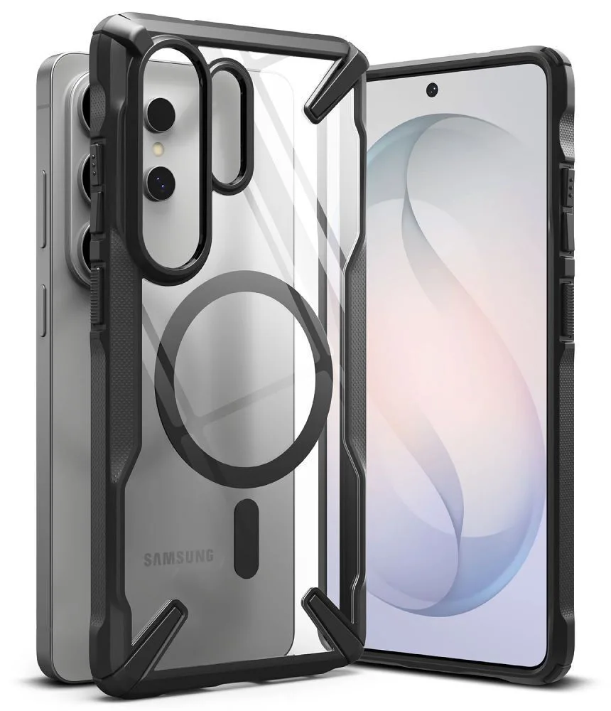 Ringke Fusion X Magnetic Back Cover Πλαστικό / Σιλικόνης Μαύρο (Galaxy S26 Ultra) - Image 1