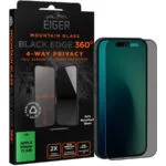 Eiger Privacy Glass Screen Protector Mountain Edge 360 Grs Iphone Air Black
