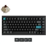 Keychron Q1 Ultra 8K Q1U-M3 Ασύρματο Gaming Μηχανικό Πληκτρολόγιο με Keychron Silk POM Brown διακόπτες και RGB φωτισμό (Αγγλικό US)