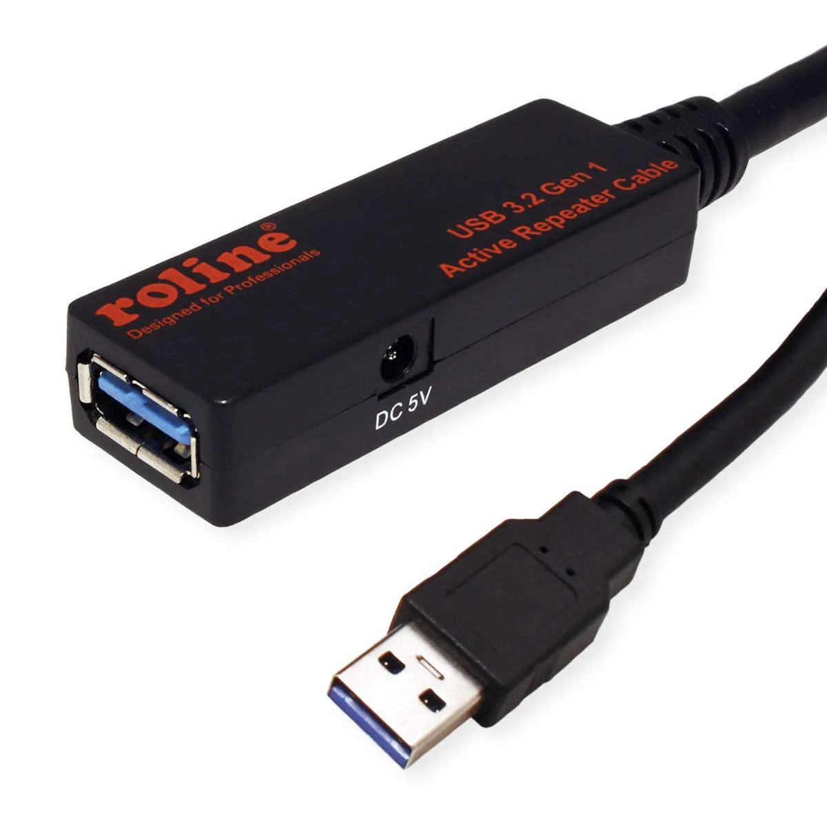 20260225104022_roline_usb_2_0_cable_usb_a_male_usb_a_female_mayro_15m_12_04_1071_5.jpeg Roline USB 2.0 Cable USB-A male - USB-A female Μαύρο 15m 12.04.1071-5 - Image 1