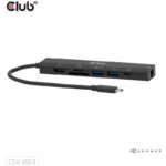 Club3D USB-C Docking Station με HDMI 4K PD Ethernet Μαύρο (CSV-2553)