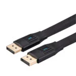 Roline Cable 11.99.5861 Displayport M To Displayport M Flat 1m 8k@60hz Black