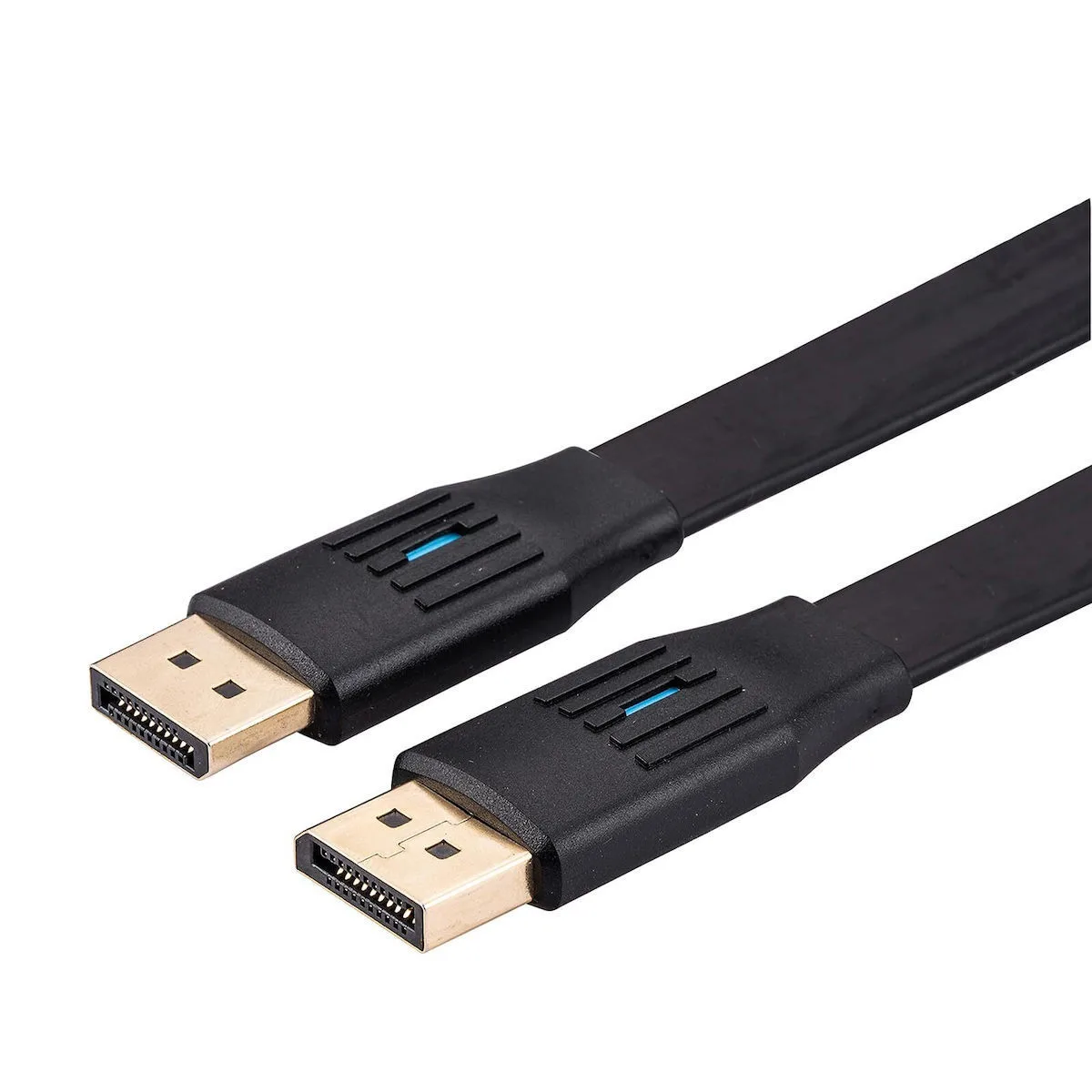 Roline Cable 11.99.5861 Displayport M To Displayport M Flat 1m 8k@60hz Black - Image 1