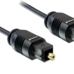 DeLock Optical Audio Cable TOS male - TOS male Μαύρο 2m (82880)