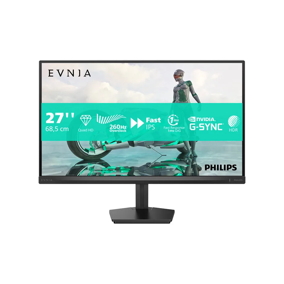 Philips 27M2N3500PF IPS HDR Gaming Monitor 27" QHD 2560x1440 260Hz με Χρόνο Απόκρισης 1ms GTG Γκρι - Image 1