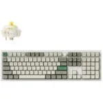 Keychron Q6 Max QMK/VIA Q6M-P4 Ασύρματο Gaming Μηχανικό Πληκτρολόγιο με Gateron Jupiter Banana διακόπτες και RGB φωτισμό (Αγγλικό US) Shell White