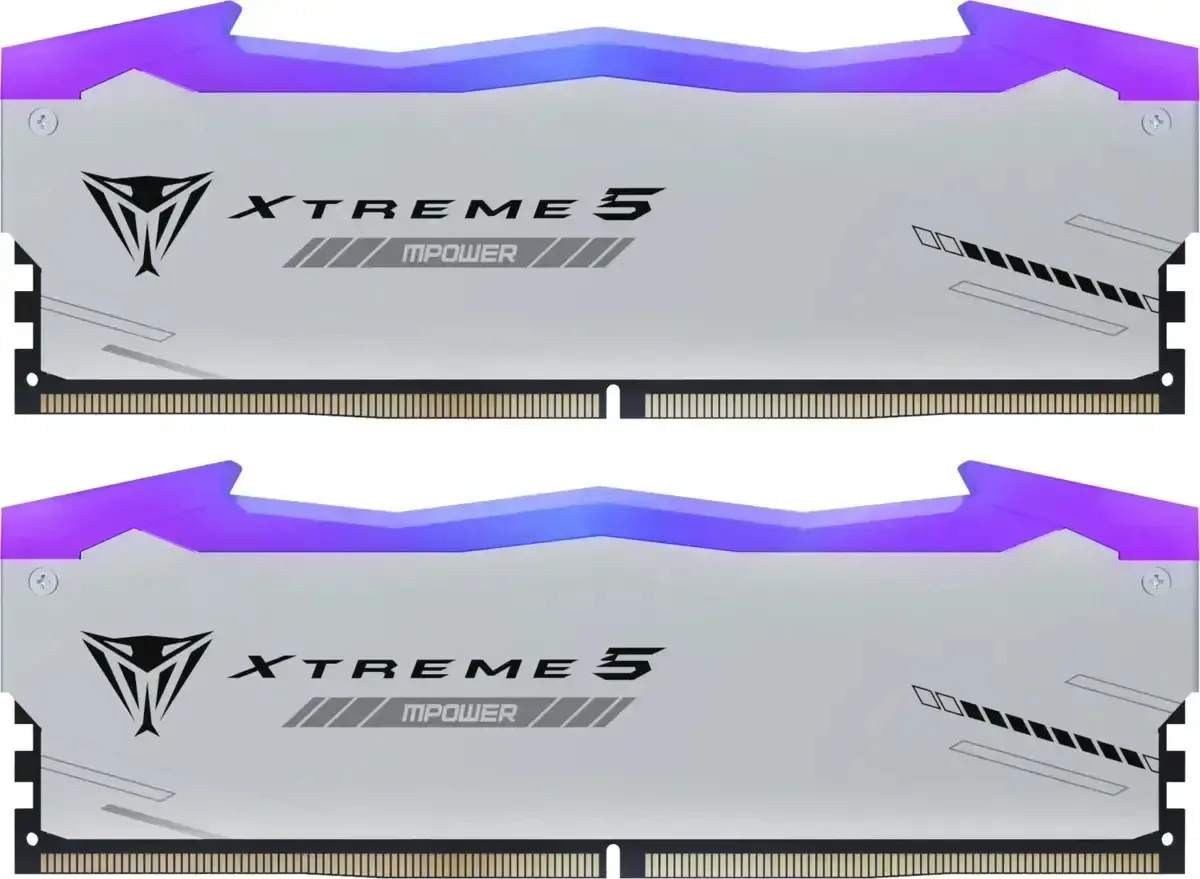 Patriot Viper Xtreme 5 RGB DDR5 48GB RAM με 2x24GB Modules και Ταχύτητα 6000 για Desktop PVXR548G60C30KM - Image 1