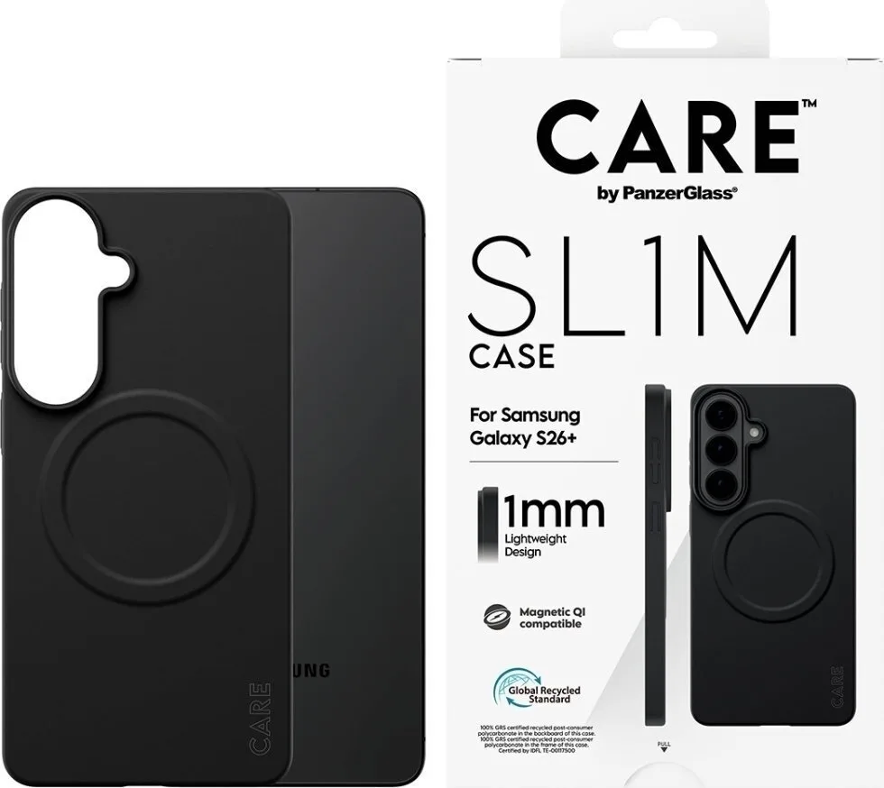 20260303101547_panzerglass_care_back_cover_plastiko_1mm_mayro_galaxy_s26_cr06231.jpeg PanzerGlass Care Back Cover Πλαστικό 1mm Μαύρο (Galaxy S26+) CR06231 - Image 1
