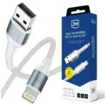 3MK Hyper USB-A to Lightning Cable 12W Λευκό 1m