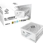 ASRock Steel Legend SL-1200GW 1200W Λευκό Τροφοδοτικό Υπολογιστή Full Modular 80 Plus Gold