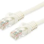 Equip U/UTP Cat.6 (Gigabit) Καλώδιο Δικτύου Ethernet 0.5m Λευκό 603001