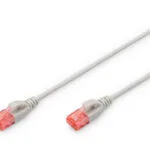 Digitus U/UTP Cat.6 (Gigabit) Καλώδιο Δικτύου Ethernet 3m Γκρι