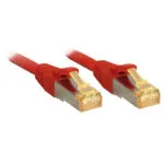 Lindy S/FTP Καλώδιο Δικτύου Ethernet 0.5m Κόκκινο 47291