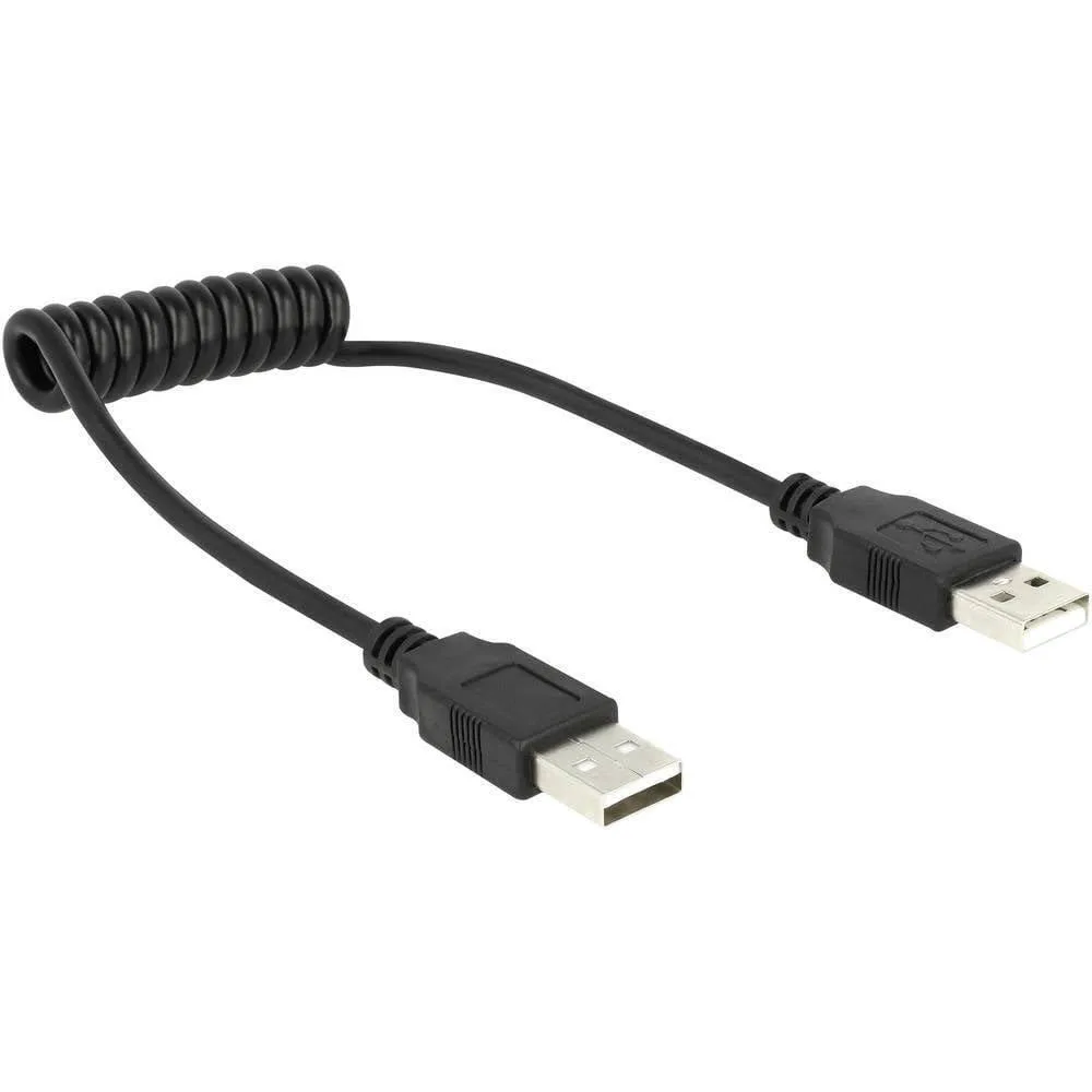 DeLock USB 2.0 Cable USB-A male - USB-A male 0.6m (83239) - Image 1