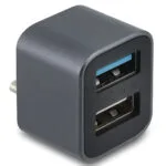 Delock Mini Usb Hub 64359 2x Θυρών Usb 3.2 10gbps Usb-c Σύνδεση Γκρι