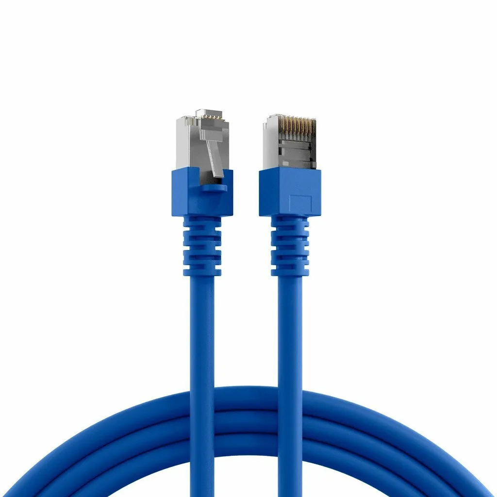 EFB SF/UTP Cat.5e (Gigabit) Καλώδιο Δικτύου Ethernet 10m Μπλε K5459.10 - Image 1